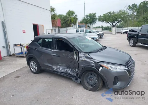 2023 Nissan Kicks S Xtronic Cvt z USA, uszkodzony, nr VIN 3N1CP5BV3PL543504